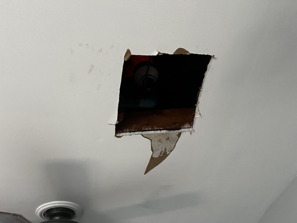 ceiling drywall repairs